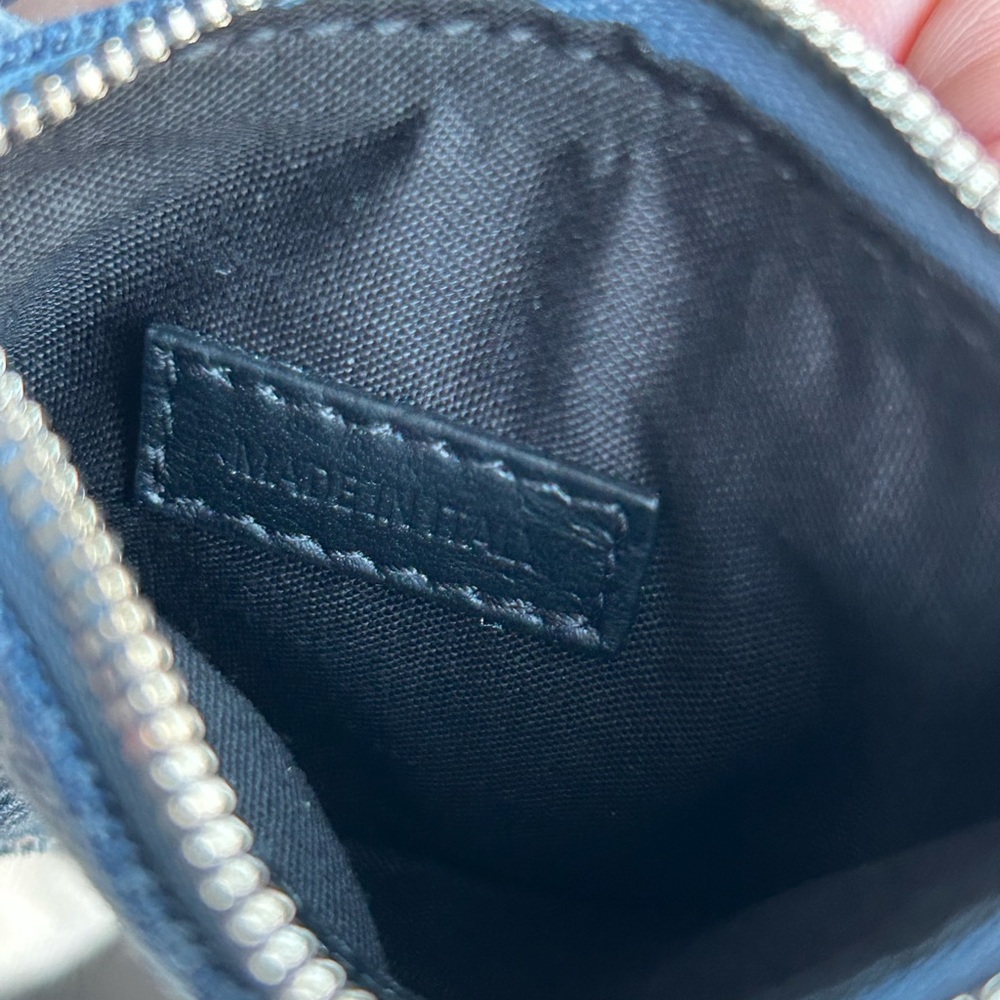 NWT Designer Balenciaga Denim Monogram  coin pouch. - Picture 4 of 5